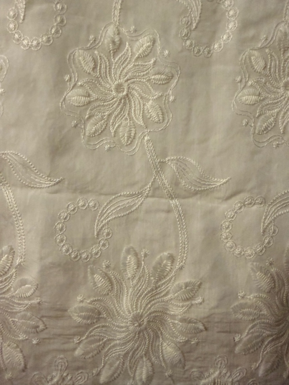 Cream Embroidered Tie-Front Vest - Picture 4 of 9